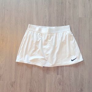 Nike white tennis skirt